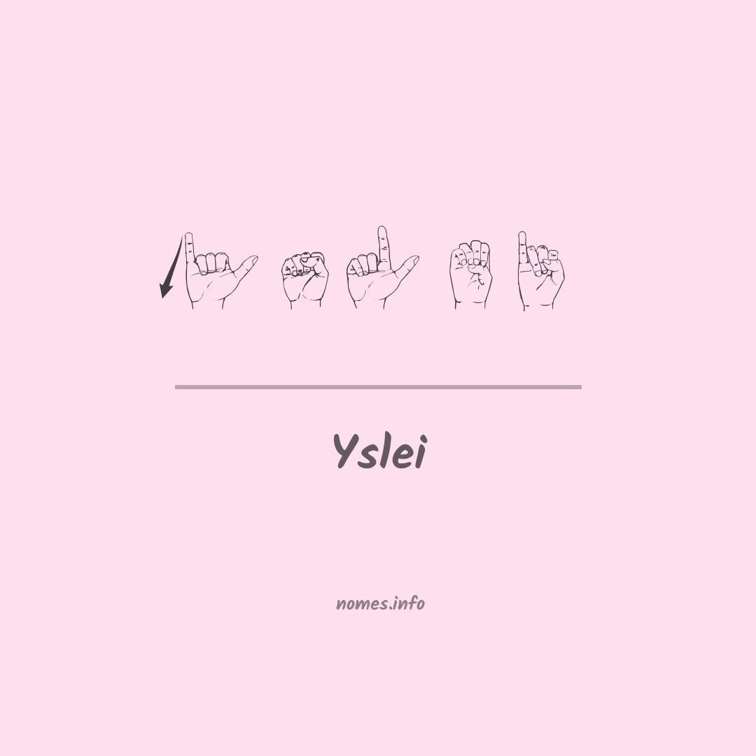 Yslei em Libras