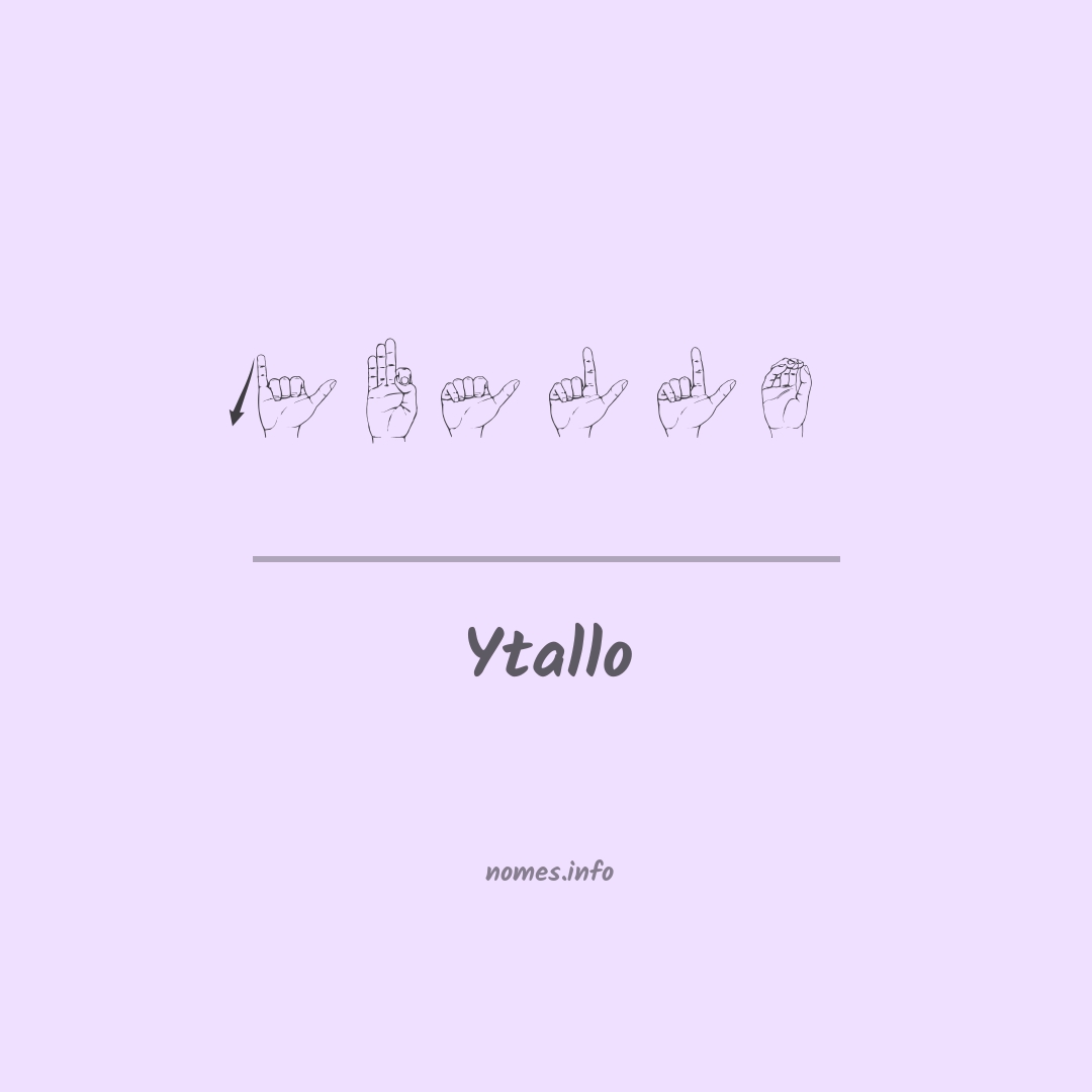 Ytallo em Libras