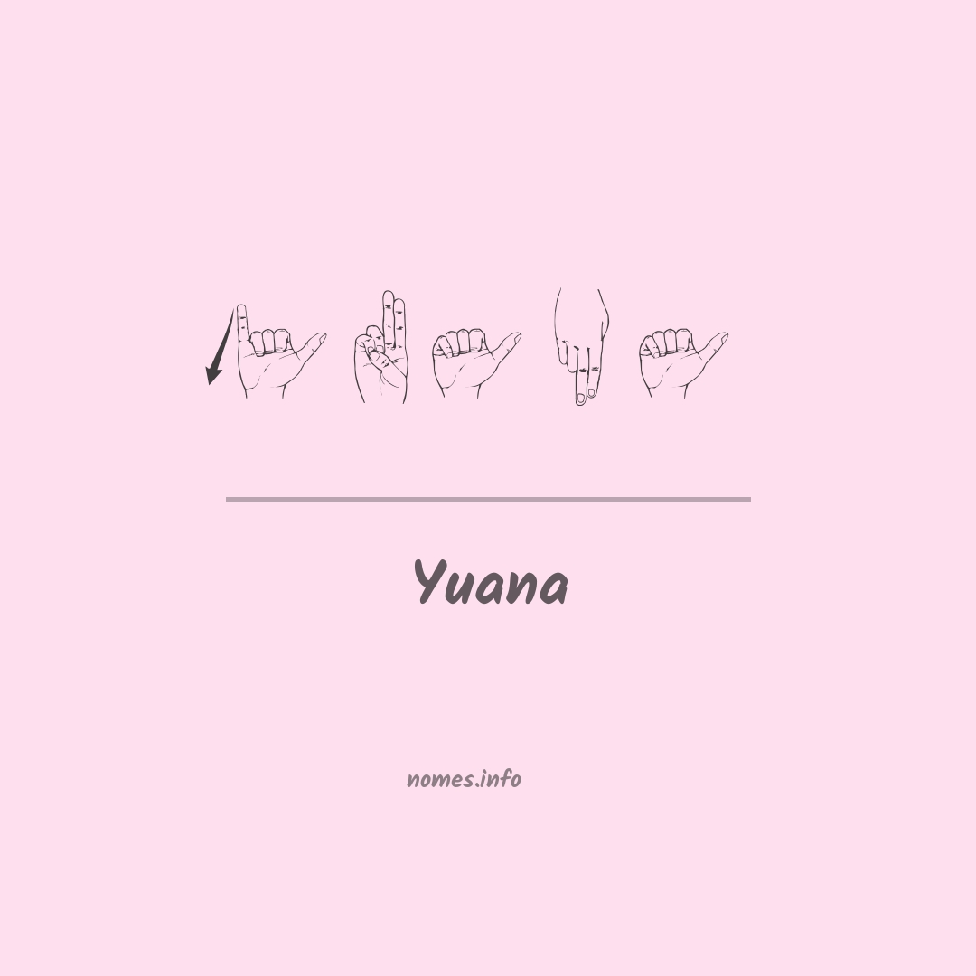 Yuana em Libras