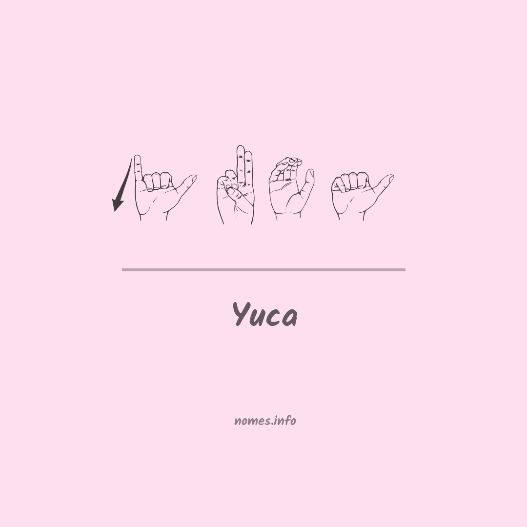 Yuca em Libras