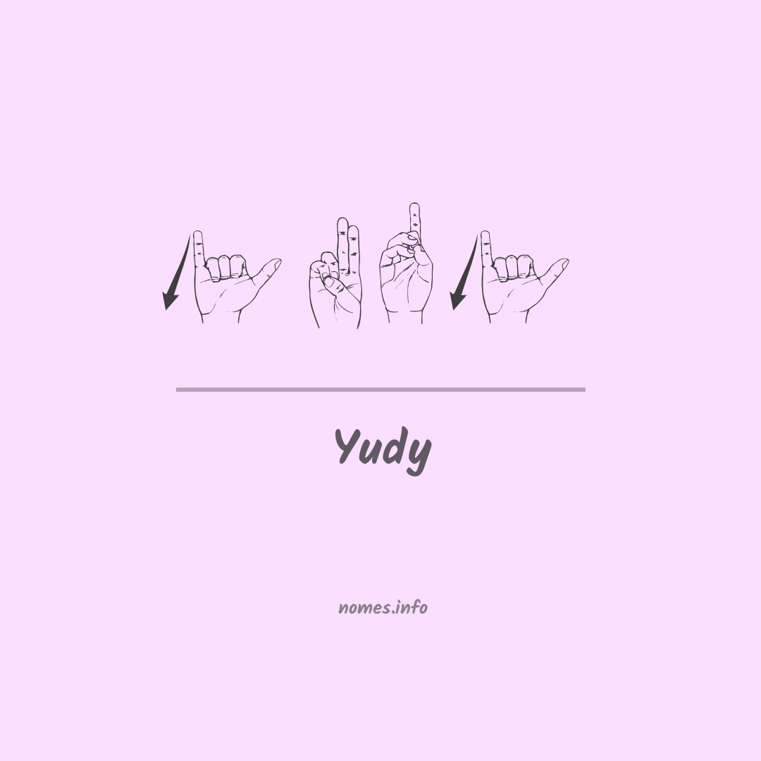 Yudy em Libras