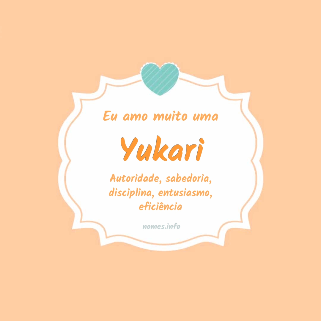 Eu amo muito Yukari