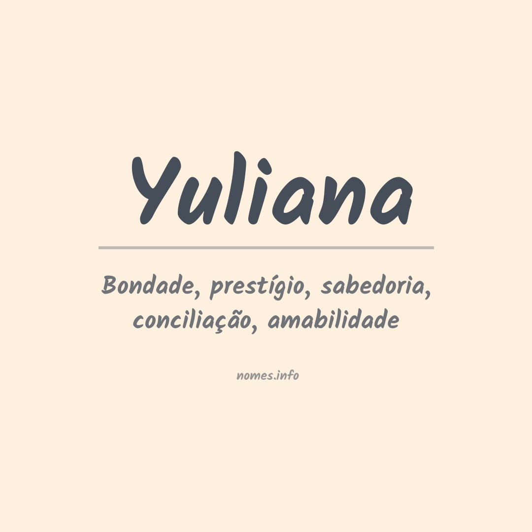 Significado do nome Yuliana