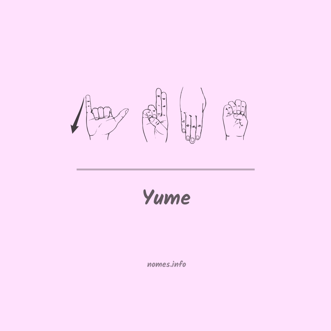 Yume em Libras