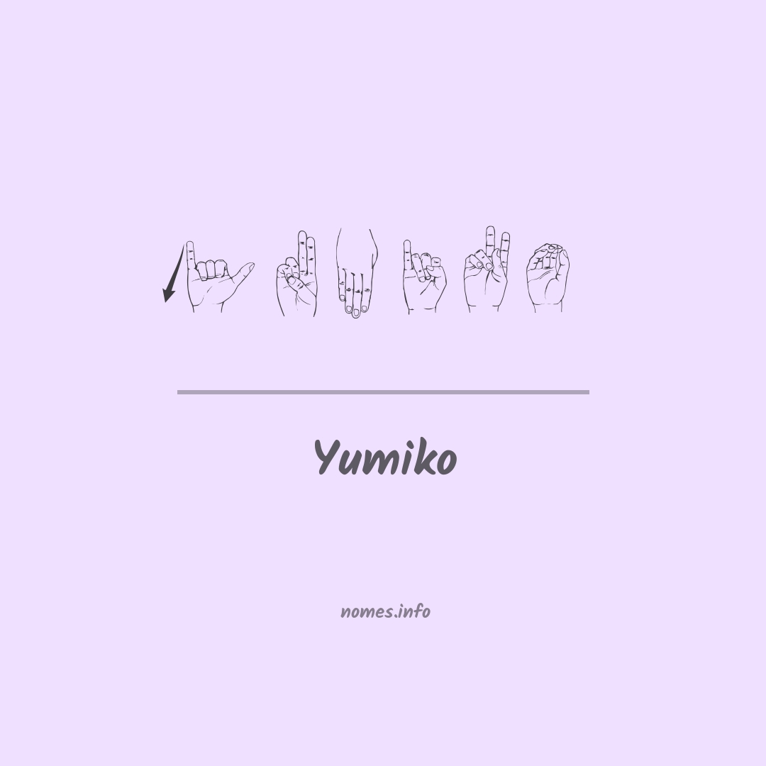 Yumiko em Libras