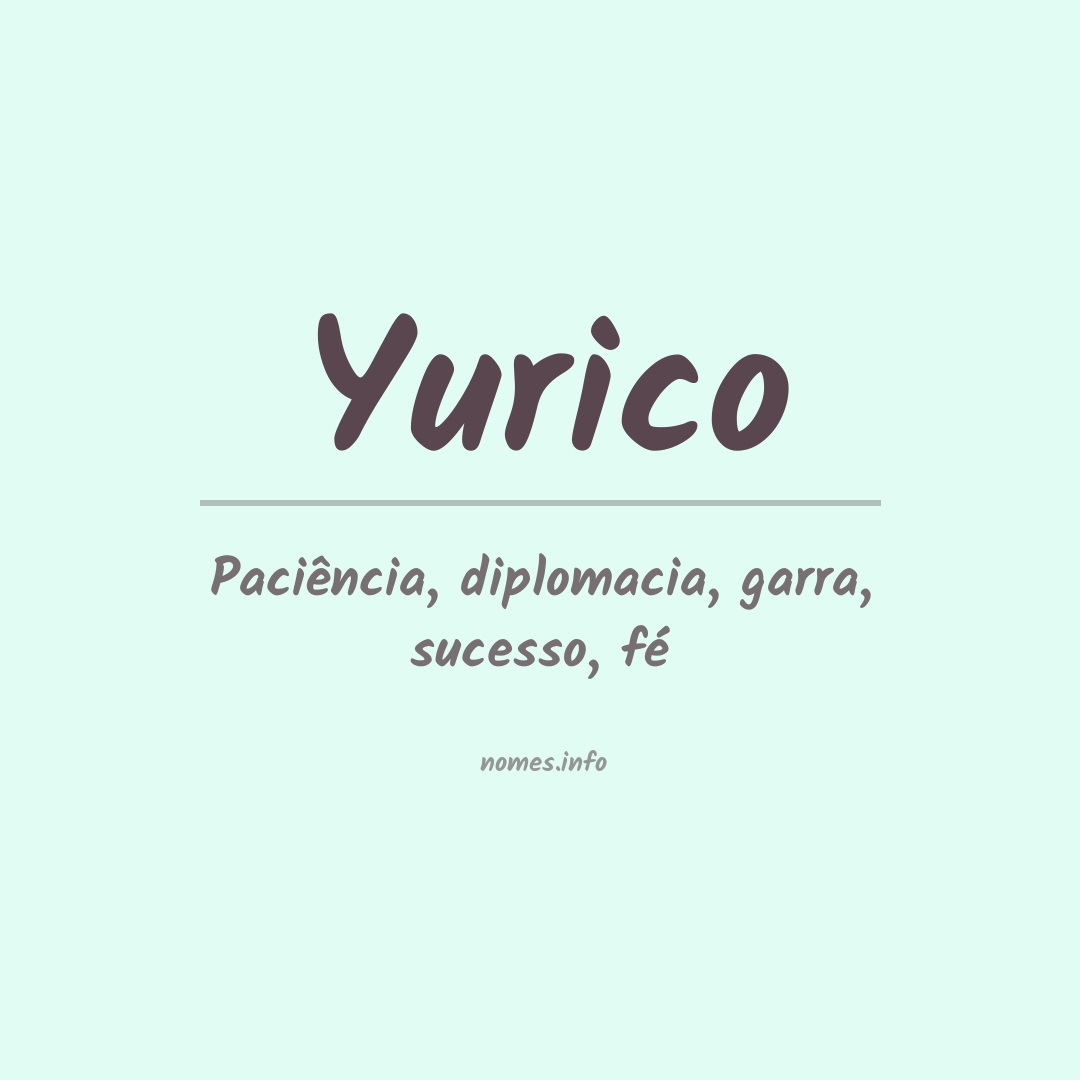 Significado do nome Yurico