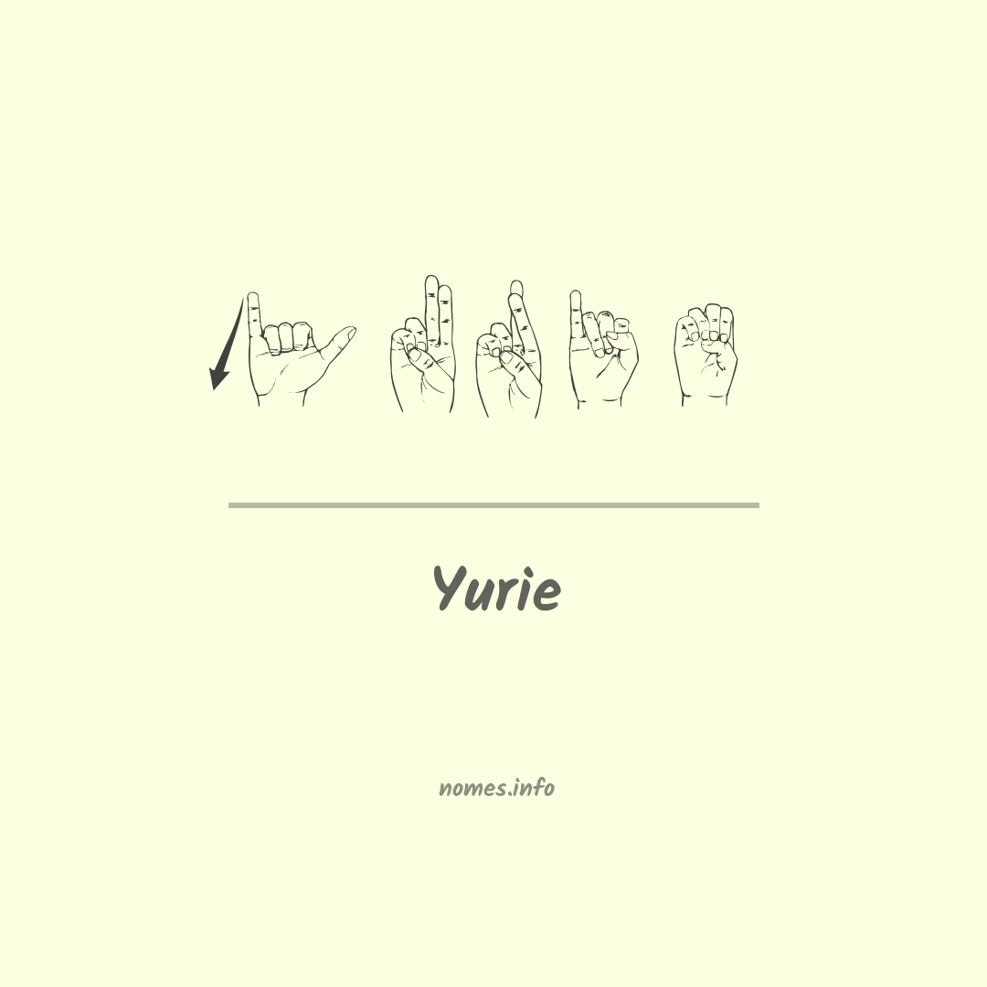 Yurie em Libras
