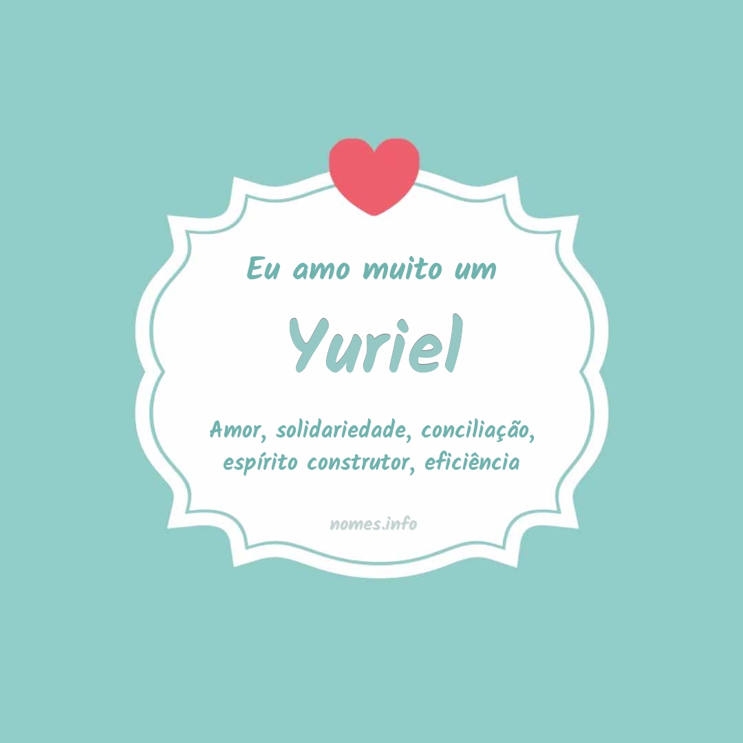 Eu amo muito Yuriel