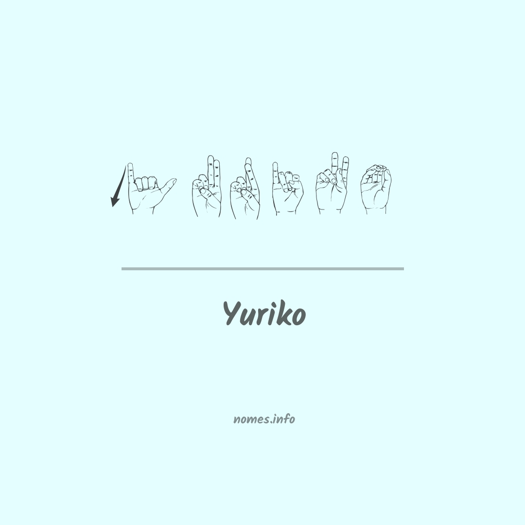 Yuriko em Libras