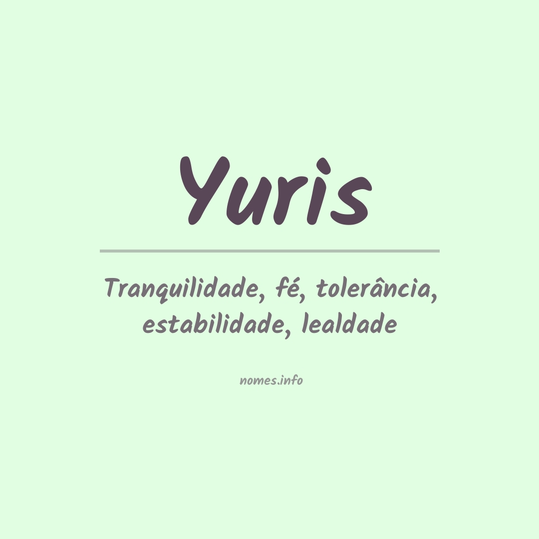 Significado do nome Yuris