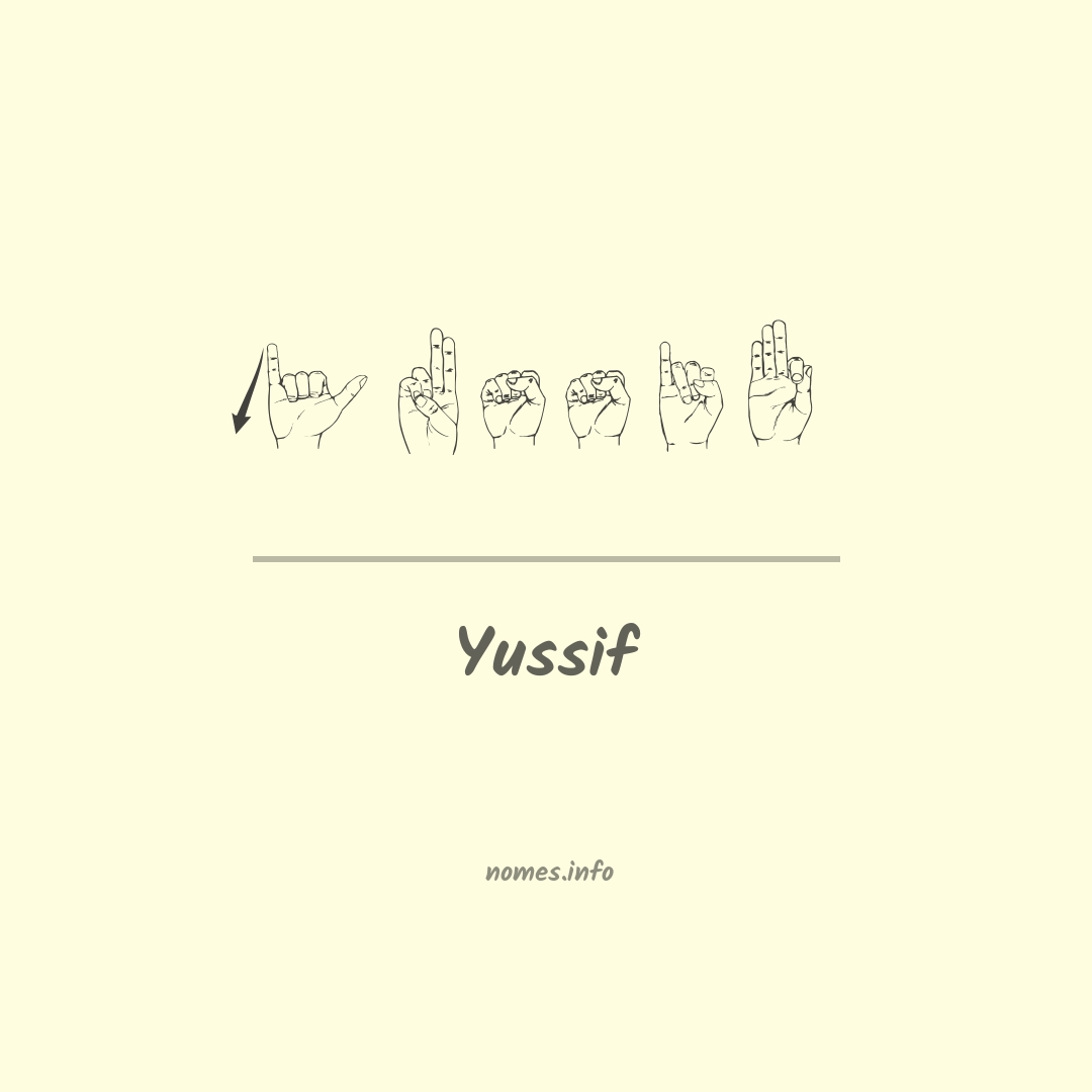 Yussif em Libras