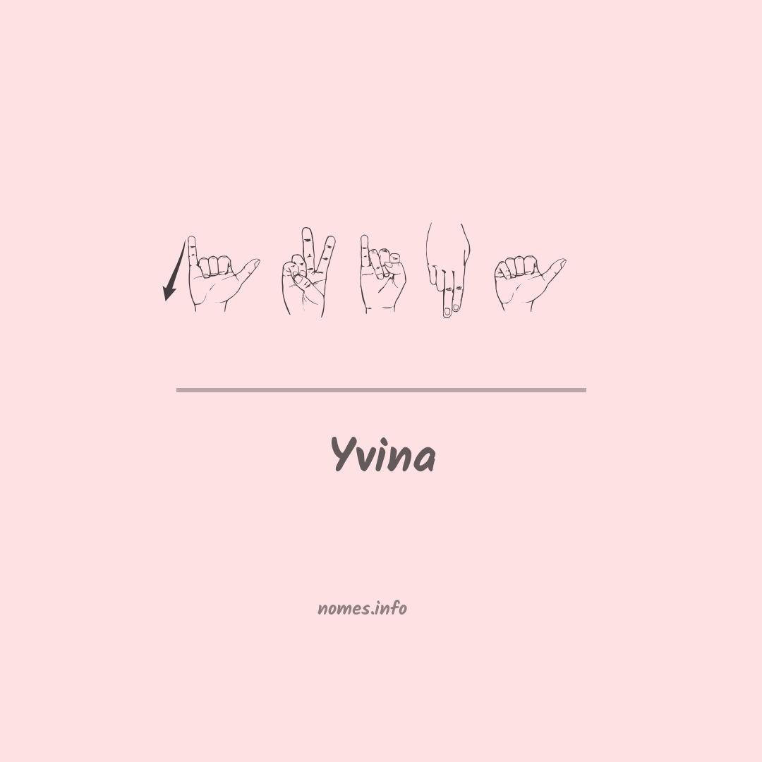 Yvina em Libras