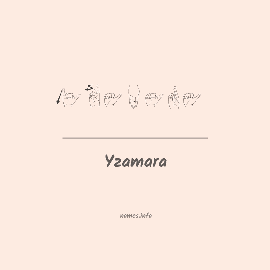 Yzamara em Libras