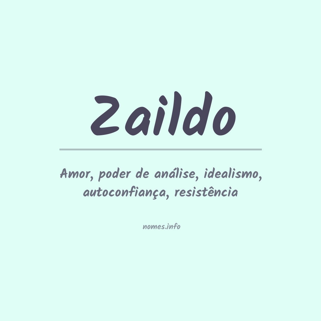 Significado do nome Zaildo