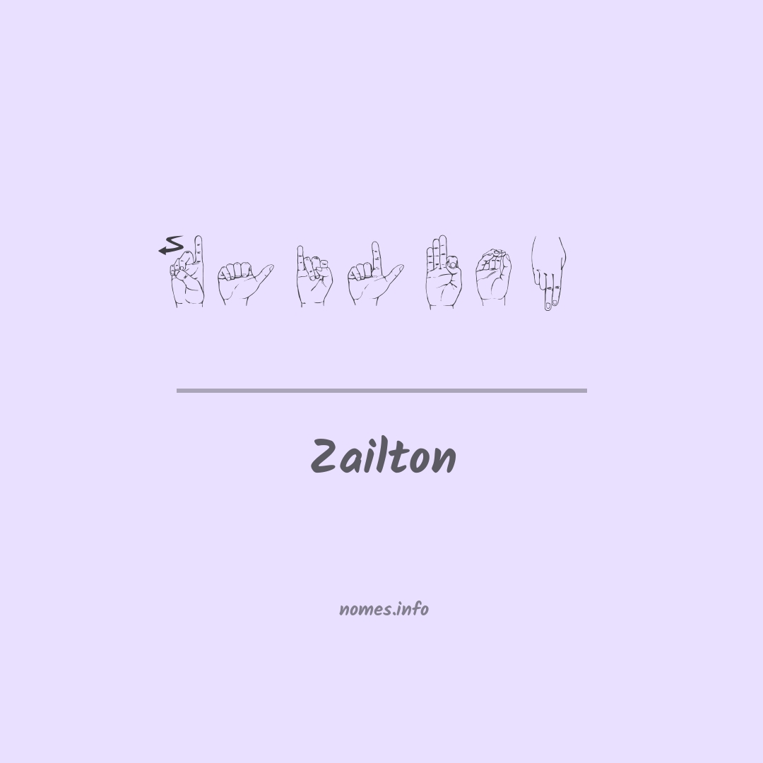 Zailton em Libras