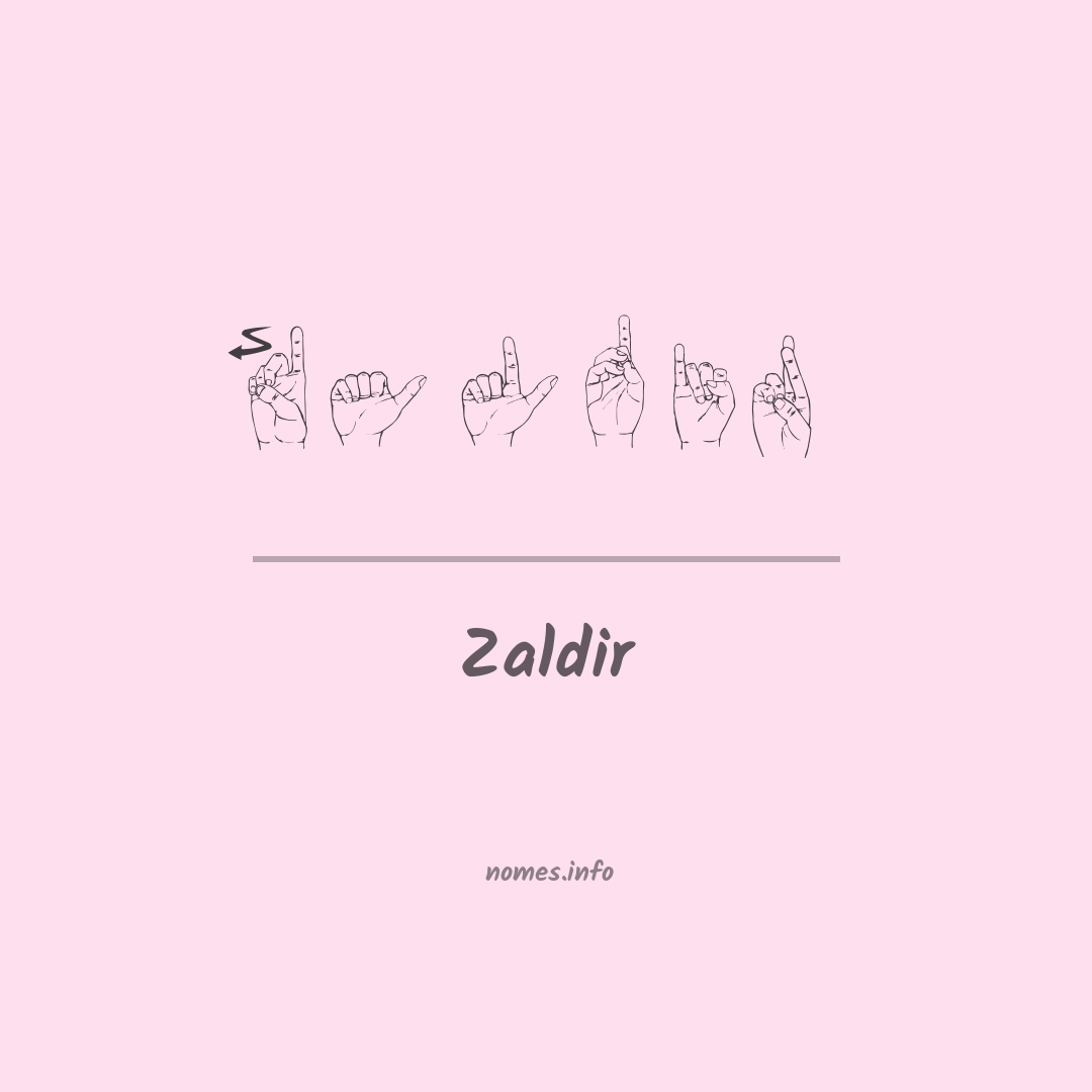 Zaldir em Libras