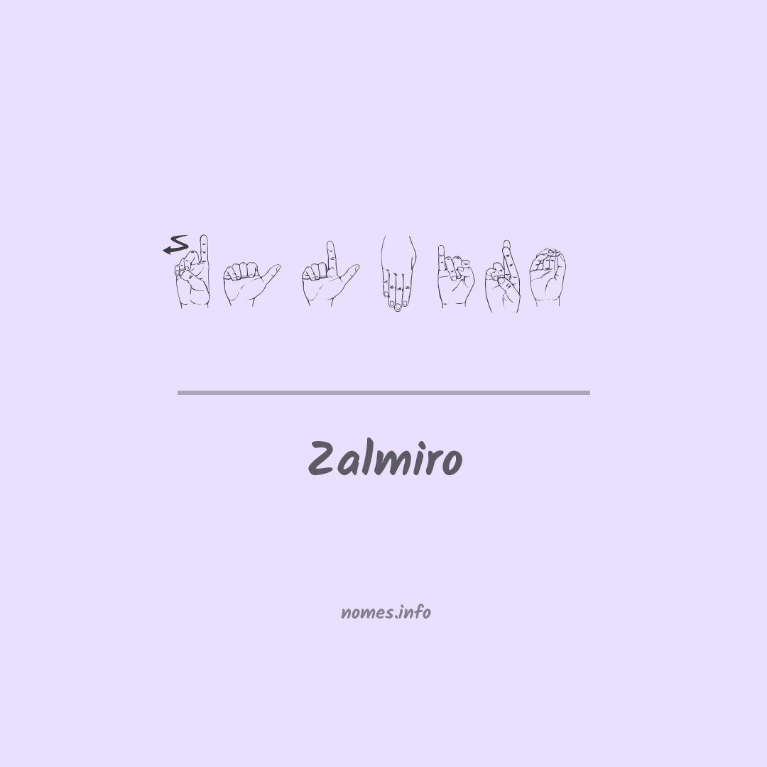 Zalmiro em Libras
