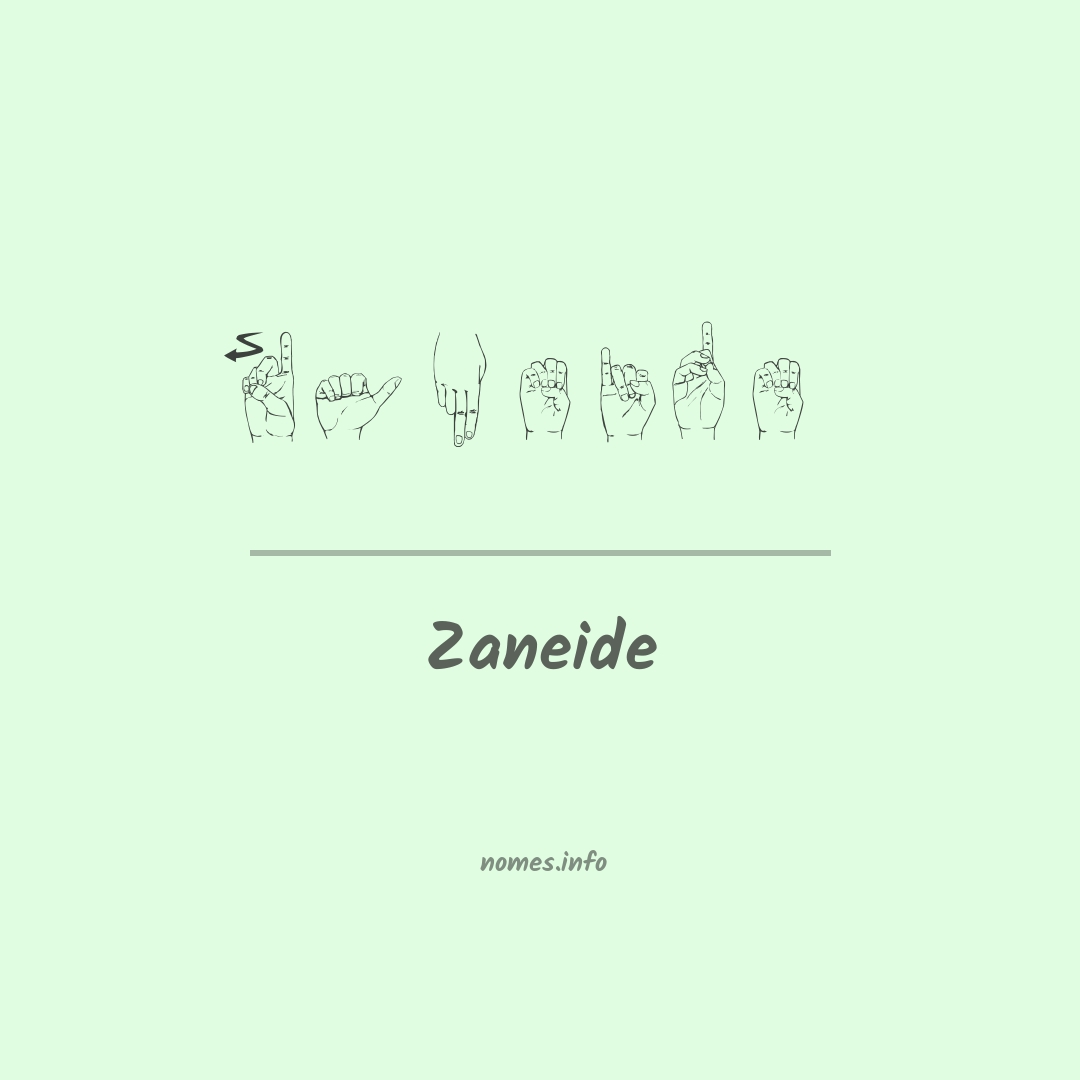 Zaneide em Libras