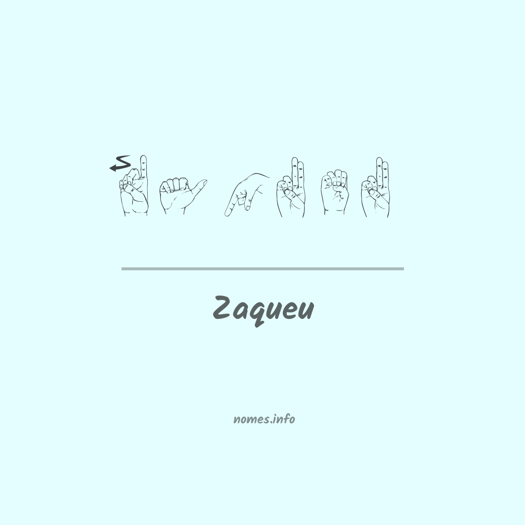 Zaqueu em Libras