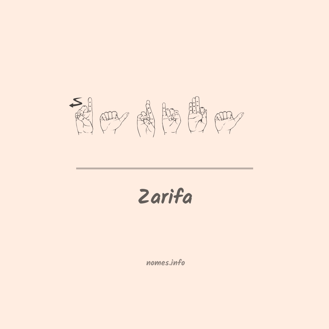 Zarifa em Libras