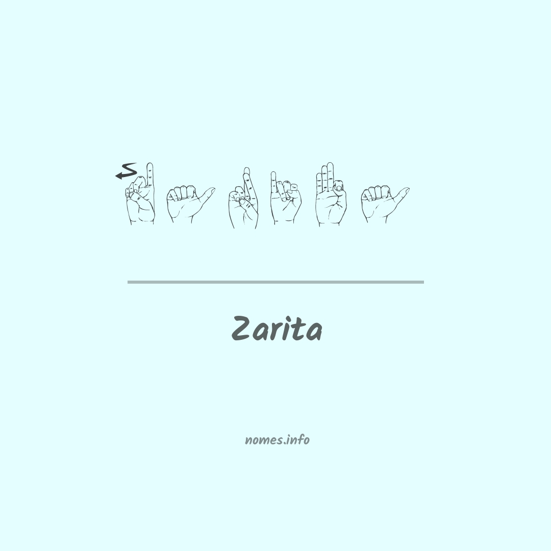 Zarita em Libras