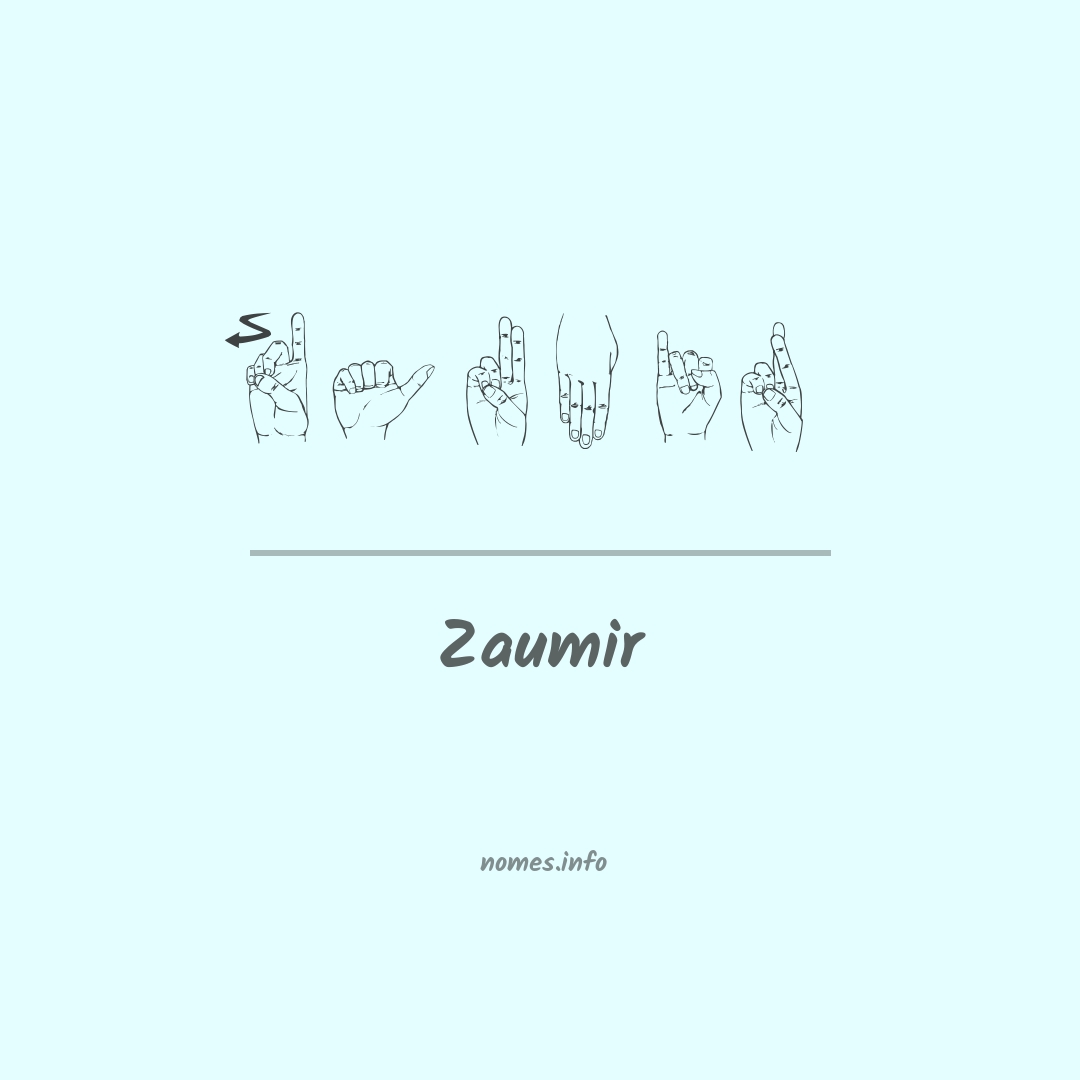 Zaumir em Libras
