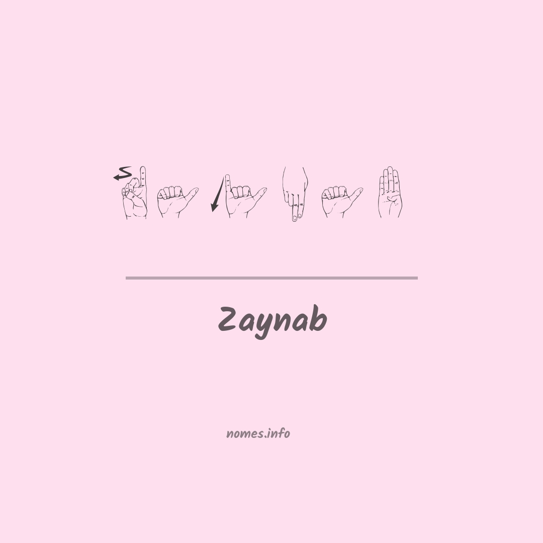 Zaynab em Libras