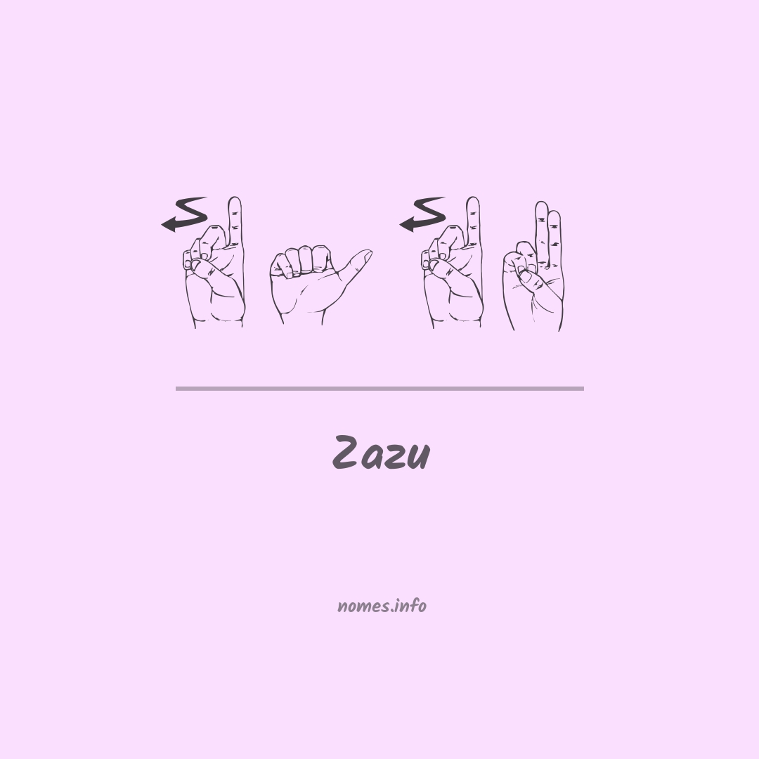 Zazu em Libras