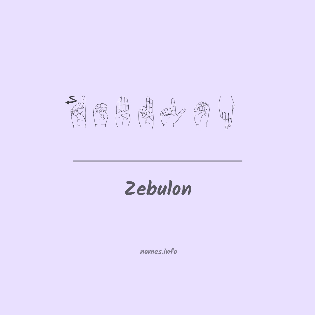 Zebulon em Libras