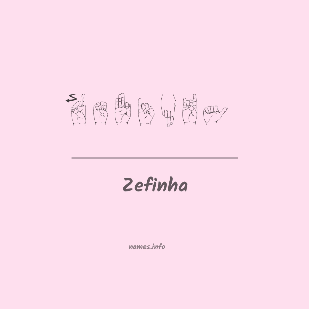 Zefinha em Libras