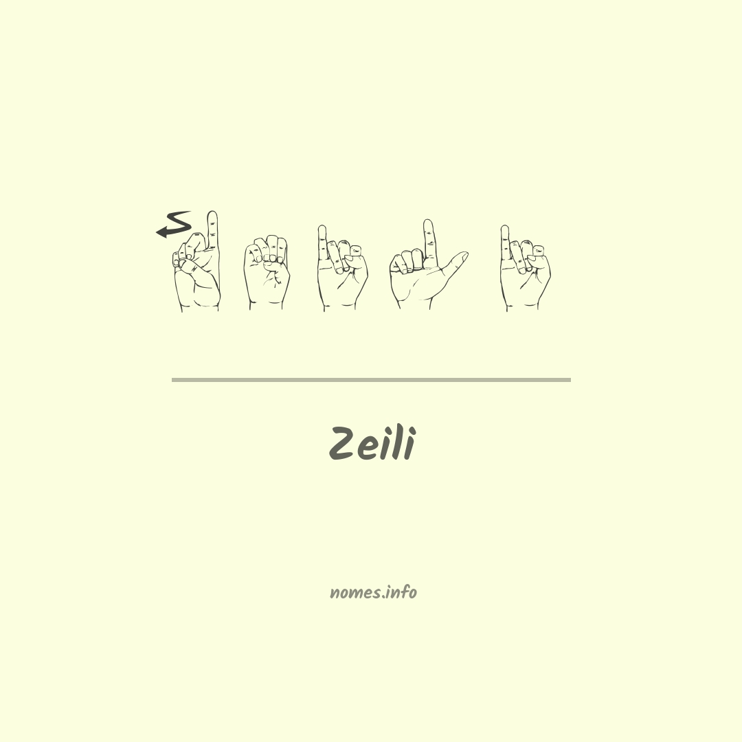 Zeili em Libras
