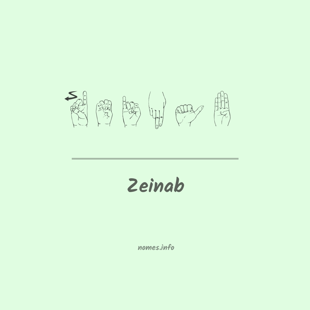 Zeinab em Libras