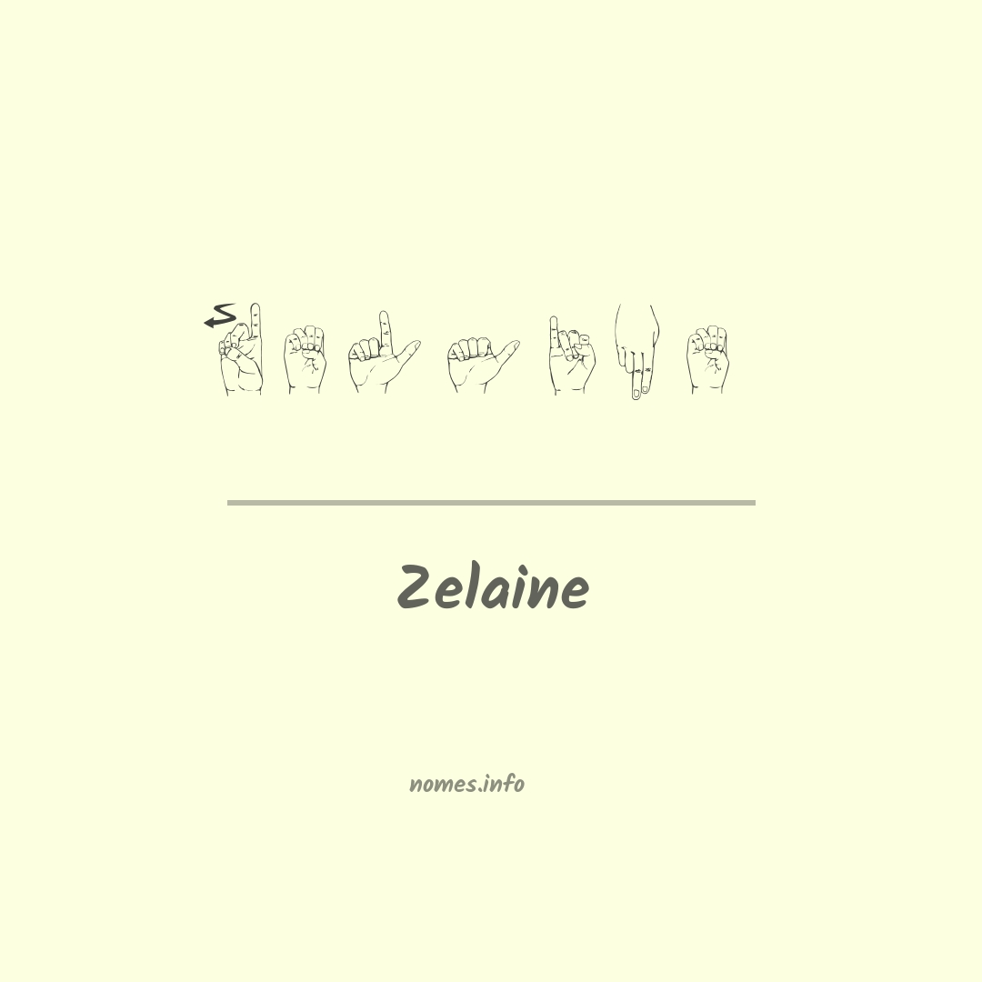 Zelaine em Libras