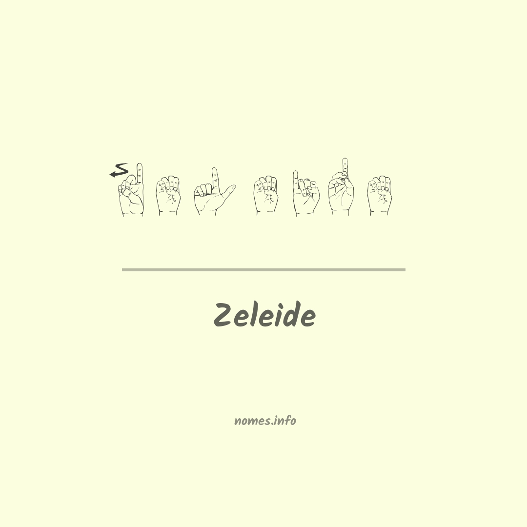 Zeleide em Libras