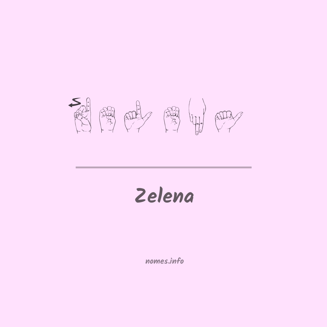 Zelena em Libras Zelena em Libras