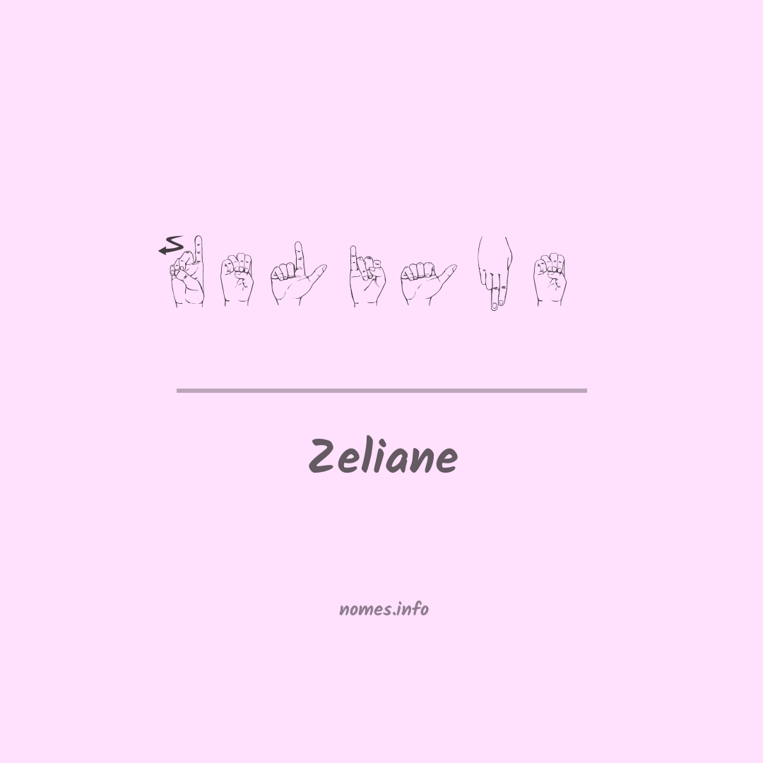 Zeliane em Libras