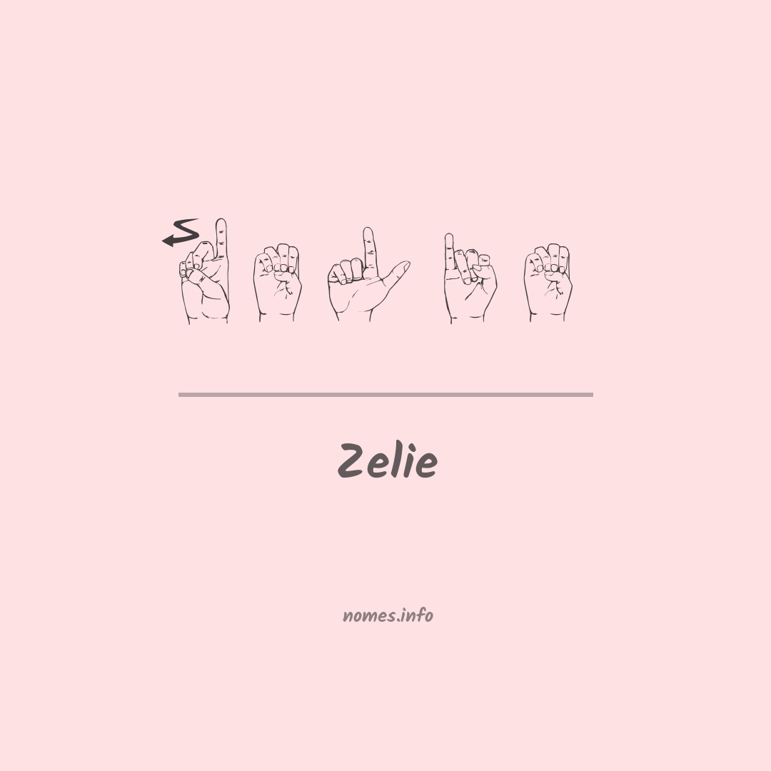 Zelie em Libras