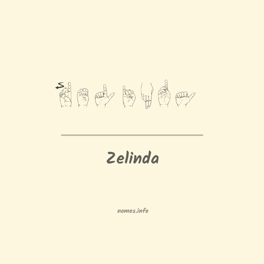 Zelinda em Libras