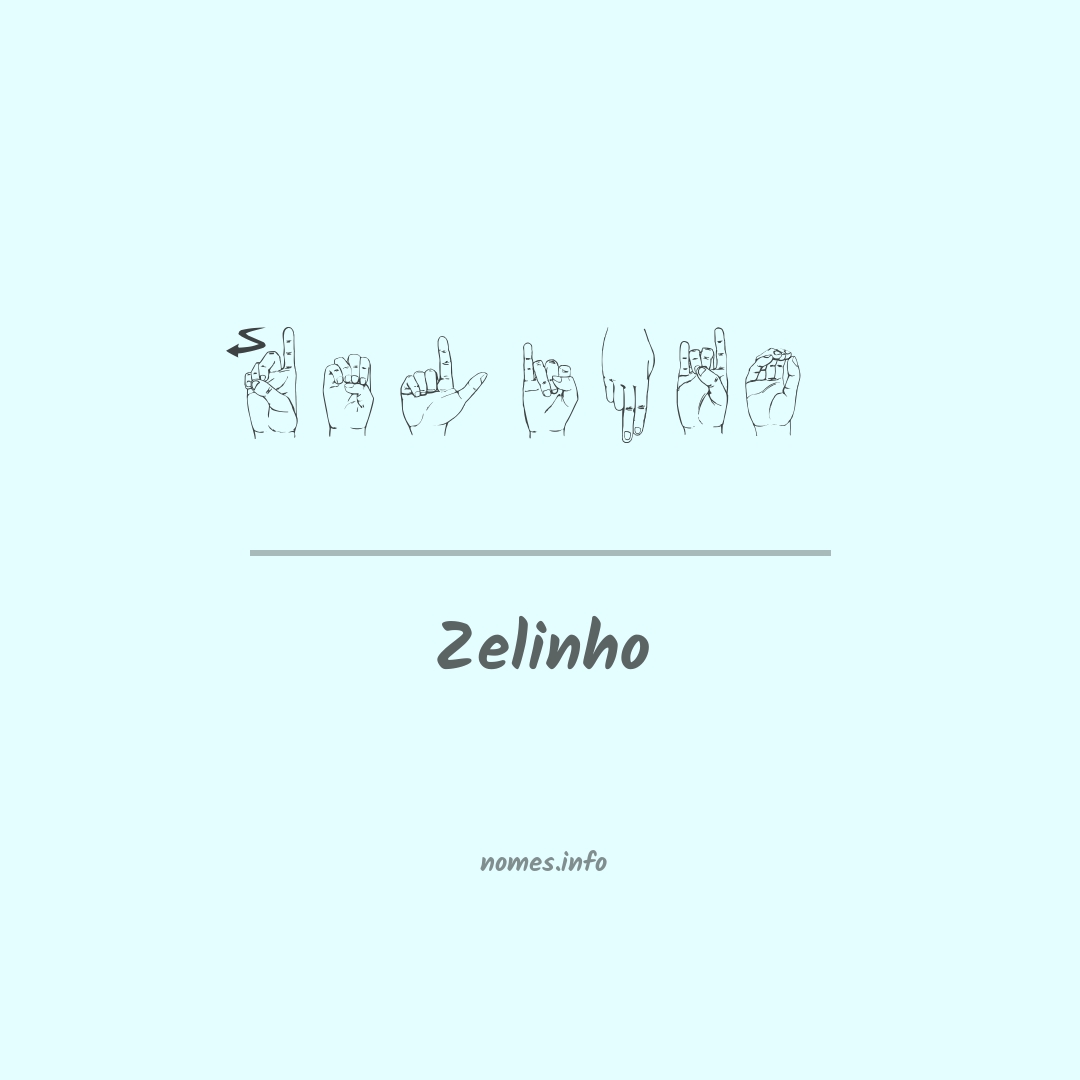 Zelinho em Libras