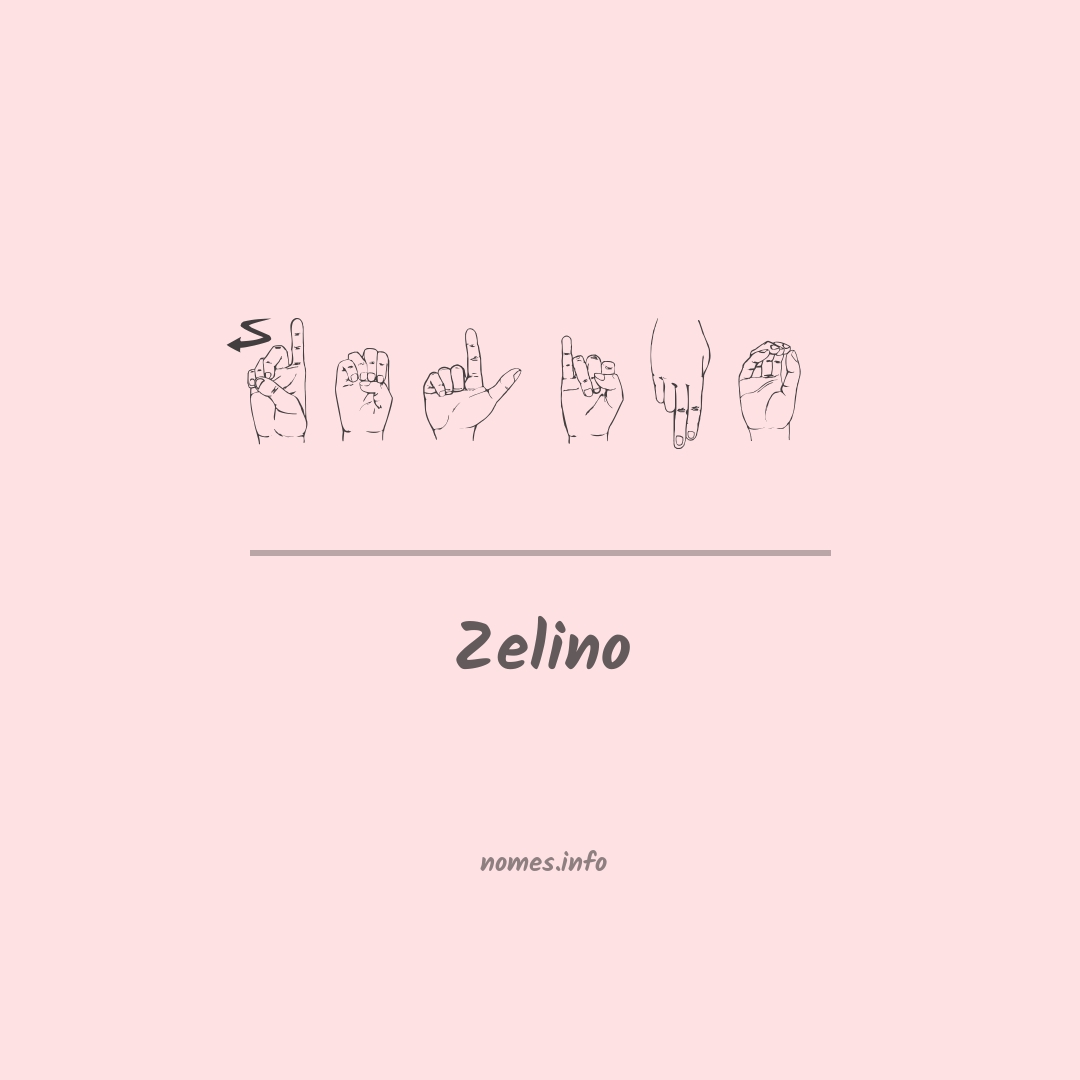 Zelino em Libras
