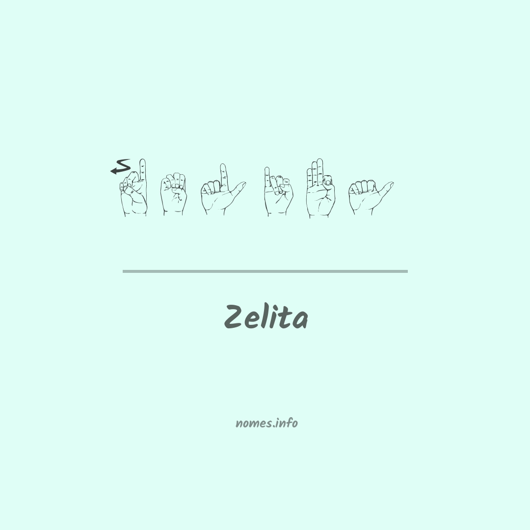 Zelita em Libras