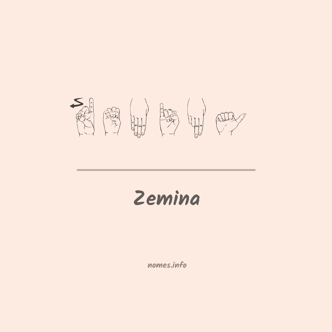 Zemina em Libras