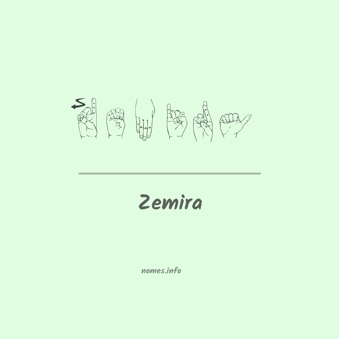 Zemira em Libras