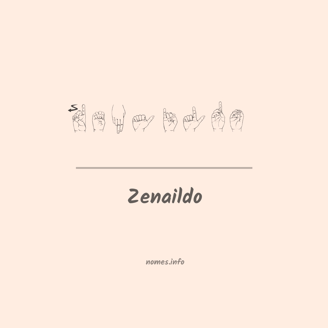 Zenaildo em Libras