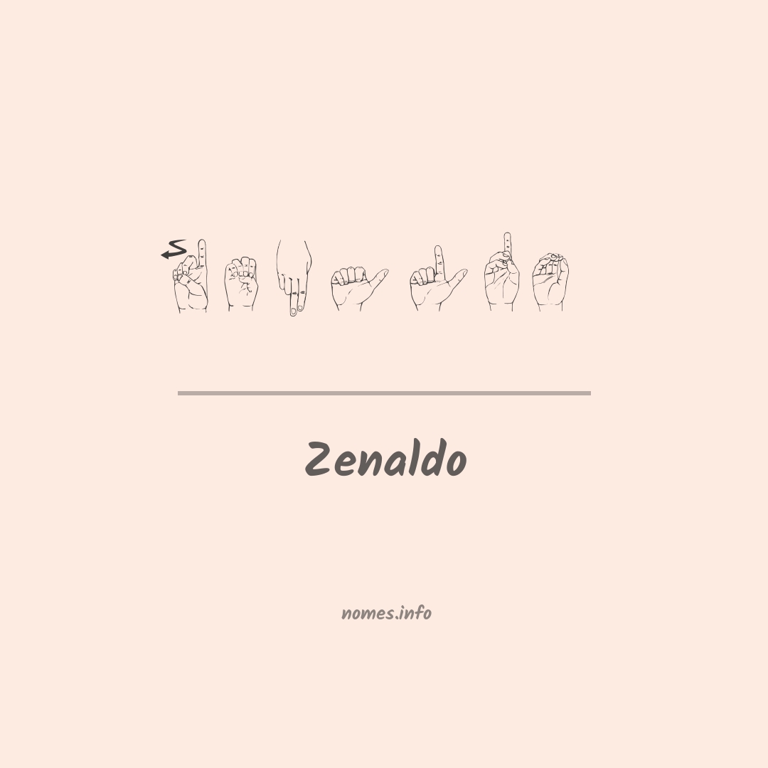 Zenaldo em Libras