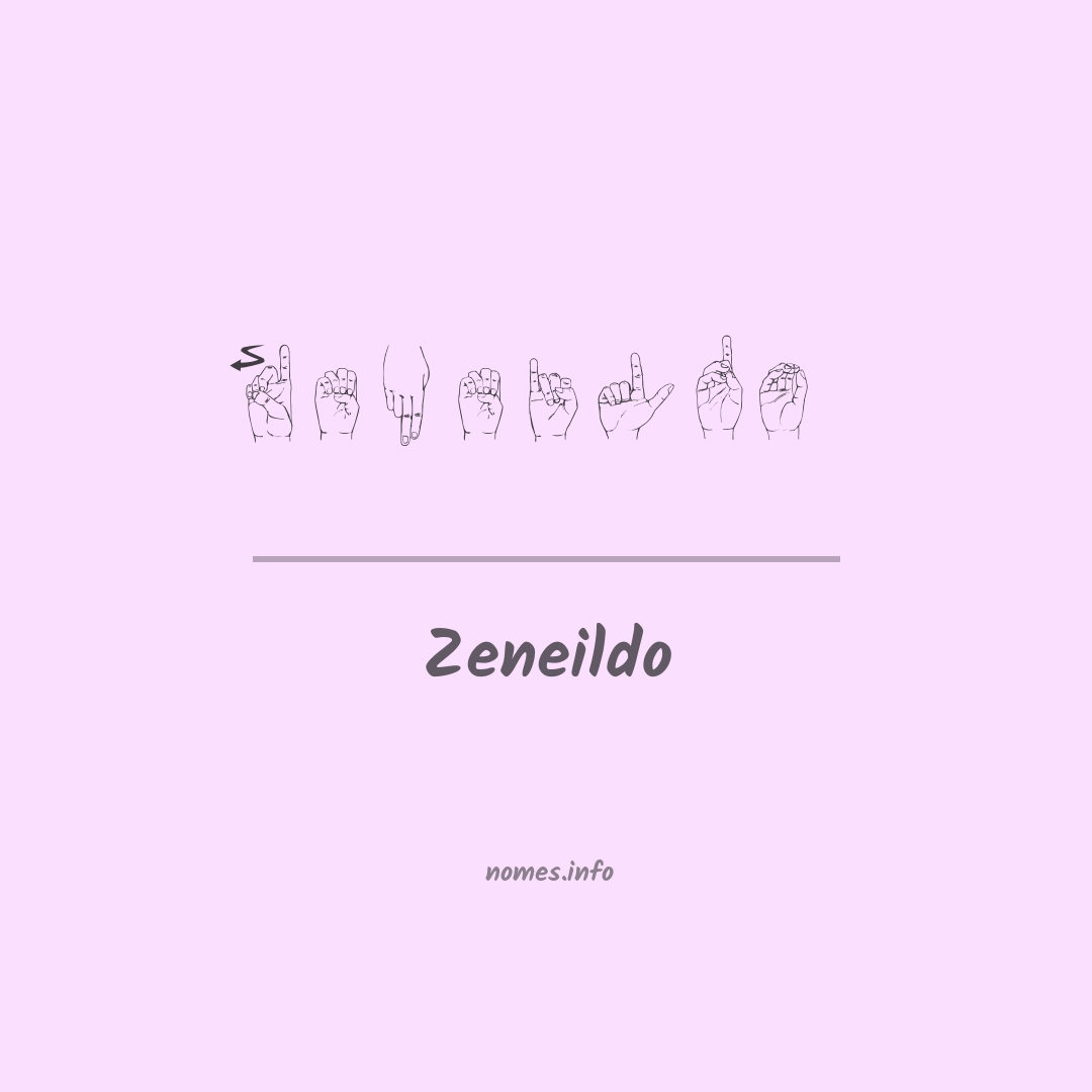 Zeneildo em Libras