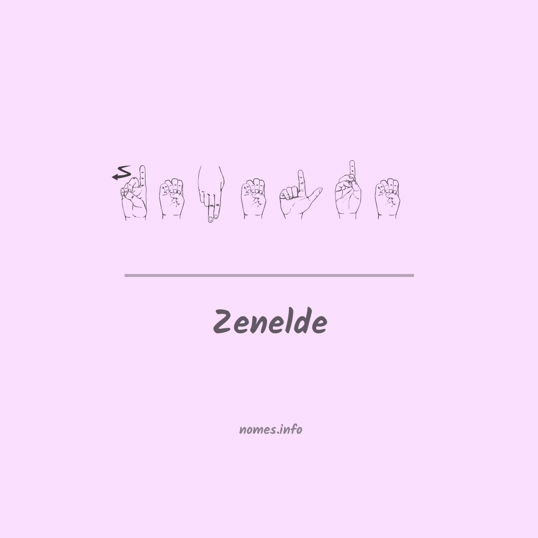 Zenelde em Libras