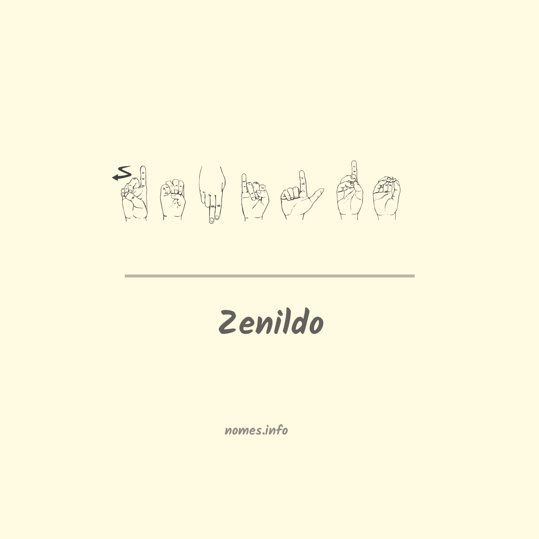 Zenildo em Libras