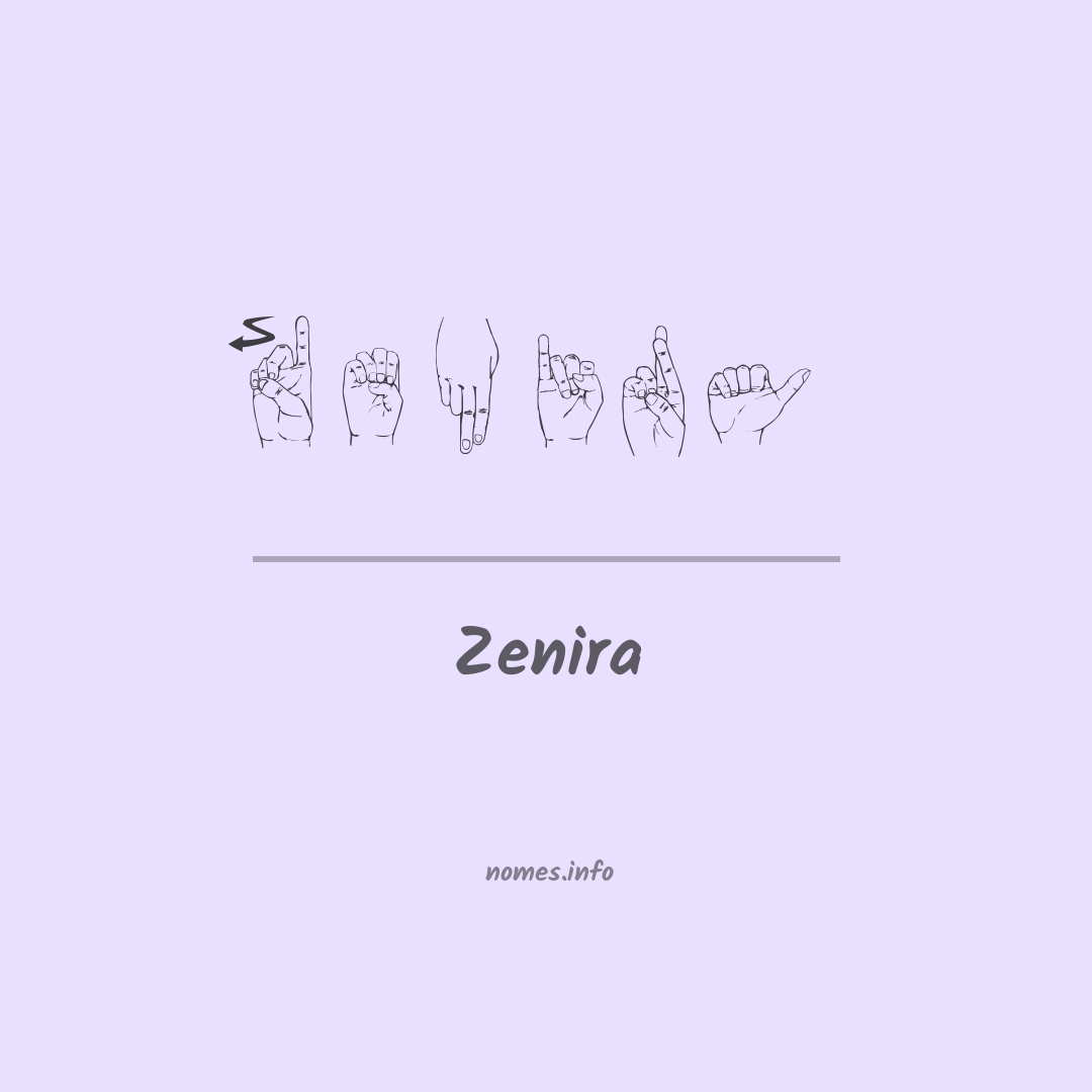 Zenira em Libras