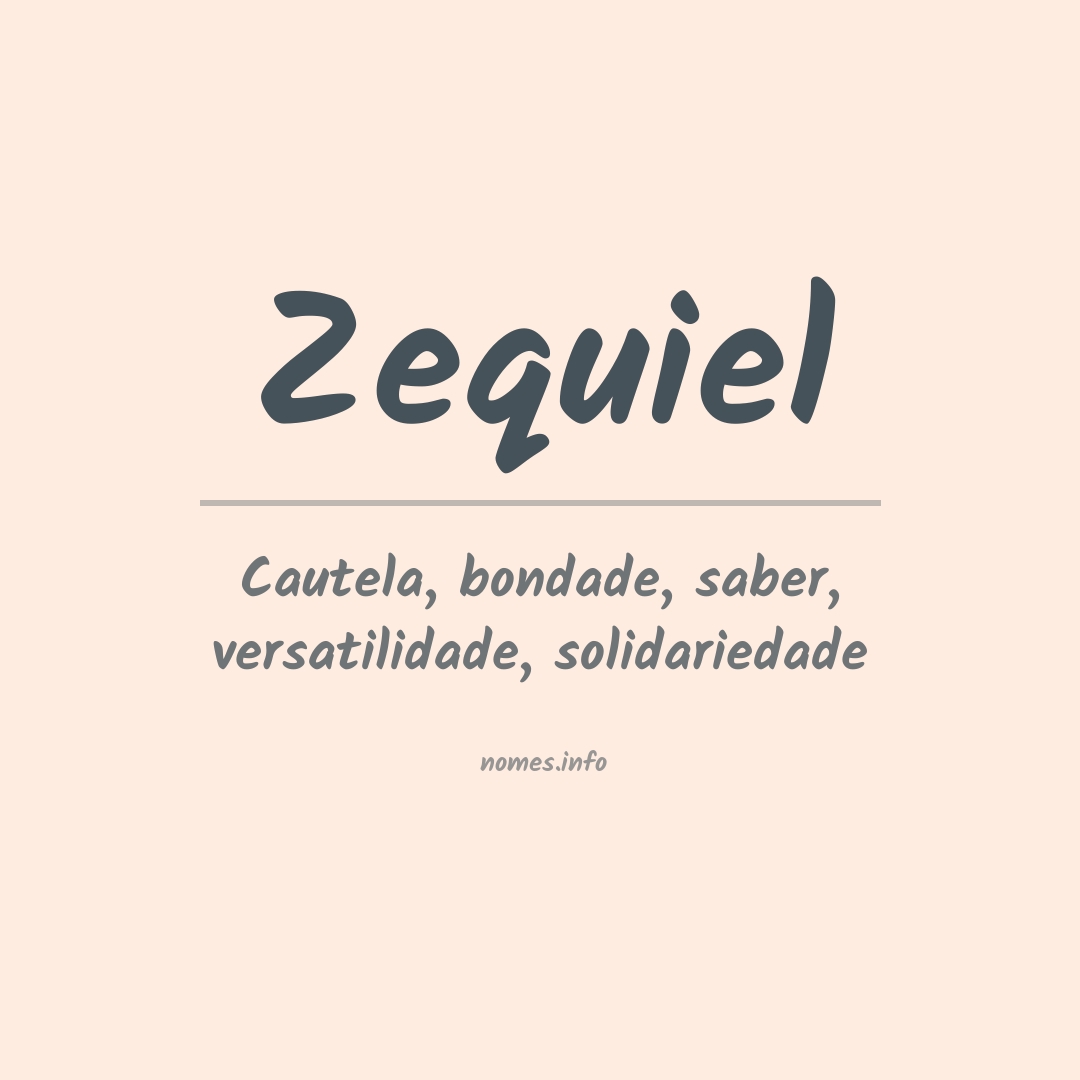 Significado do nome Zequiel